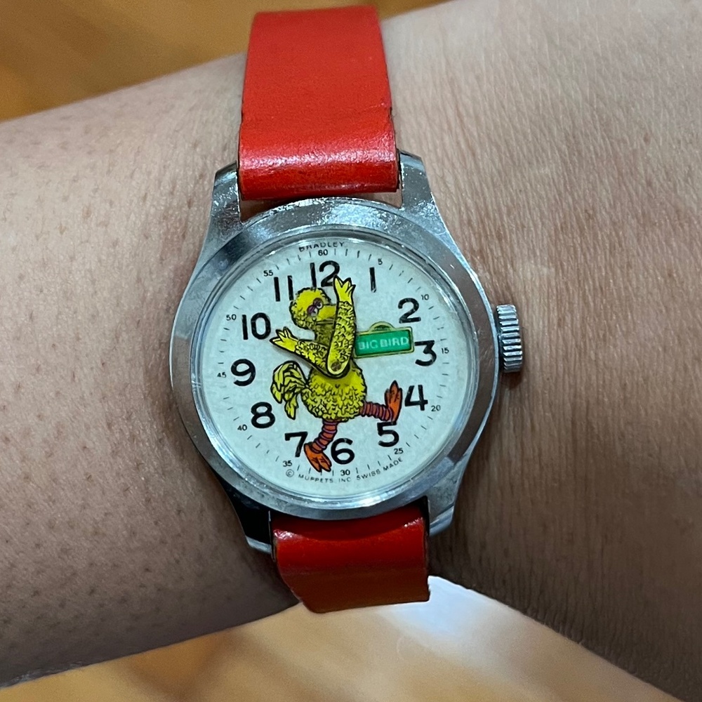 SOLD 1970s sesame street bradley watch